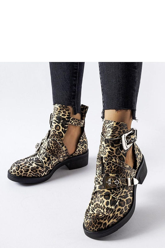 Sperone Leopard Print Ankle Boots for Women, showcasing an elegant stiletto heel and high-quality faux suede leather, designed by Solea for stylish and comfortable wear.