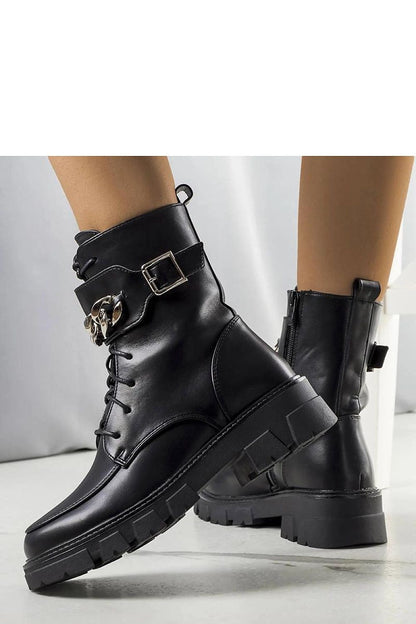 Stylish Solea Black Insulated Timur Traper Boots with durable synthetic sole and 4.5 cm heel, designed for comfort and elegance in casual wear.