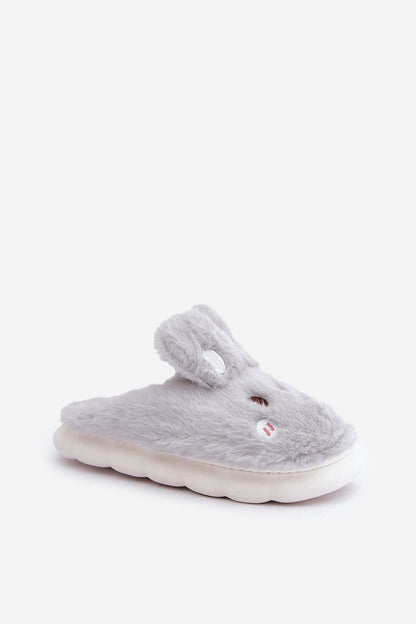 Chic Women's Furry Bunny Slippers by Step in Style, illustrating modern home footwear with a touch of whimsy and superior warmth for daily wear.