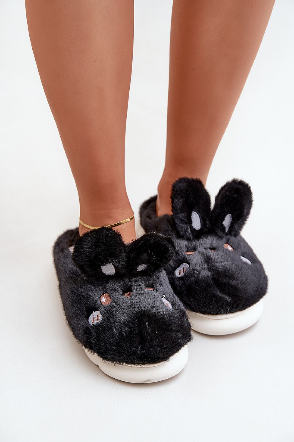 Charming and stylish bunny slippers for women, designed by Step in Style, perfect for adding joy and warmth to everyday moments.