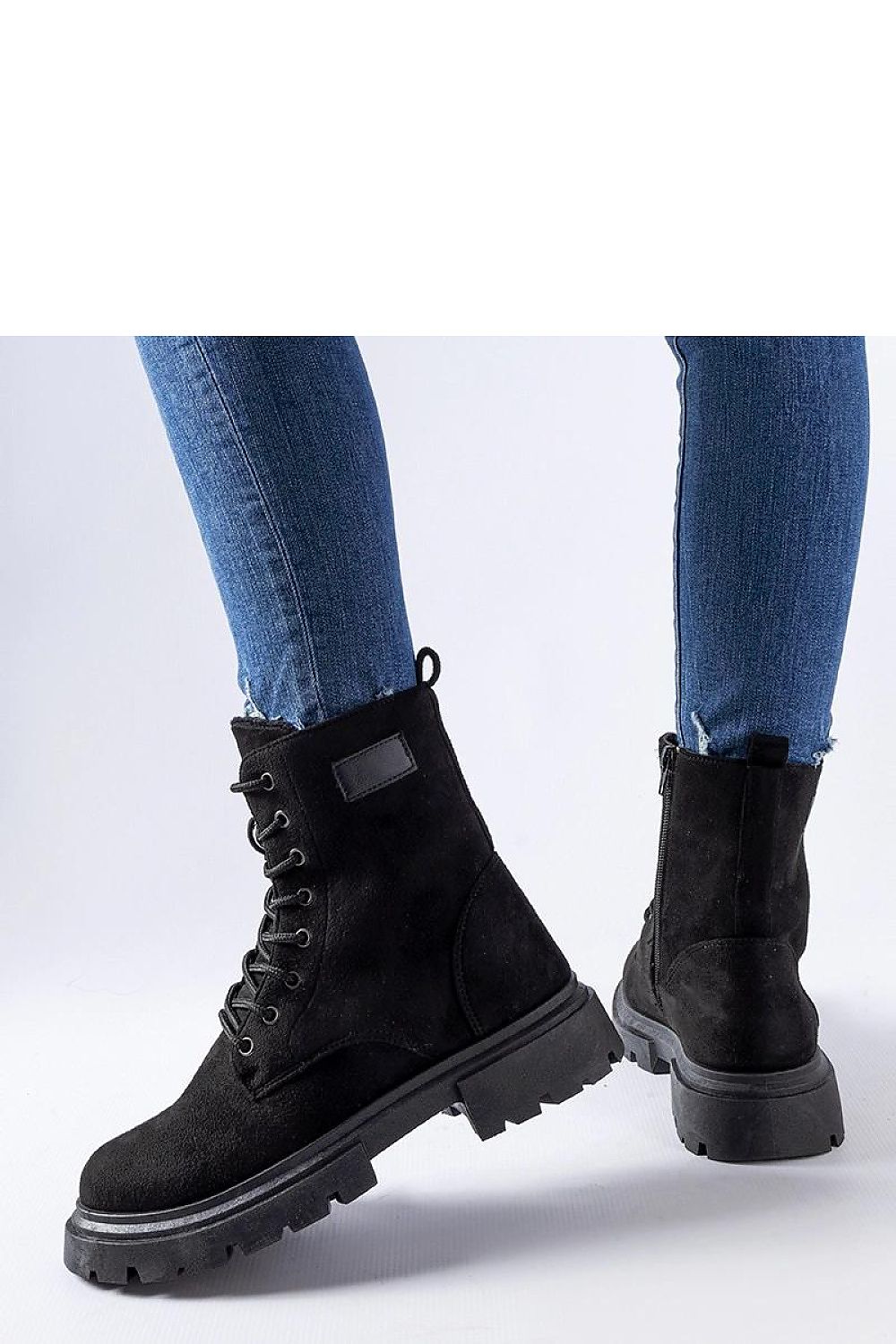 Luxurious interior view of Solea Black Insulated Eco-Suede Mestervi Trapper Boots, emphasising comfort for colder days.