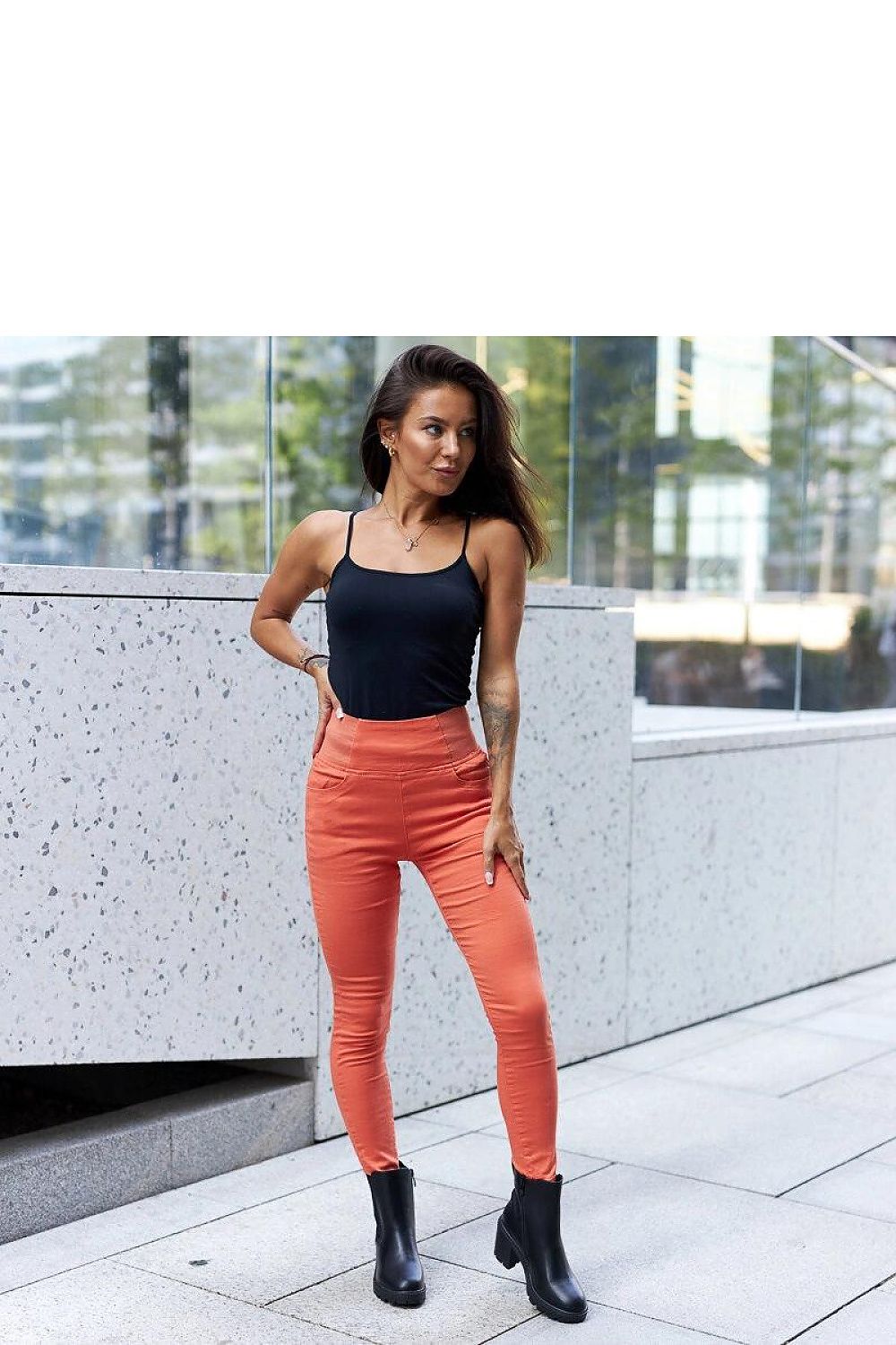 Close-up view of Solea black eco leather stiletto heel boots with a round nose and zipper closure, highlighting the premium quality and warmth for cold days.