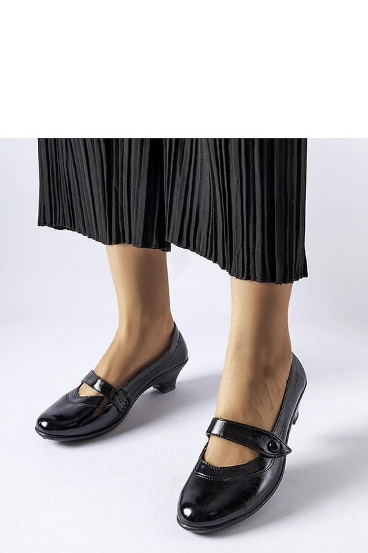 Solea elegant black eco-leather stiletto pumps, showcasing a chic design, perfect for winter footwear, EU size 36-40, US size 5.5-9.5.