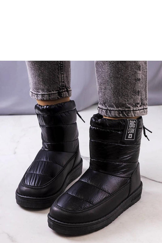 Luxury black snow boots from Solea featuring warm fur lining, perfect for winter style and comfort, available in EU sizes 36-41 and US sizes 5.5-10.5.