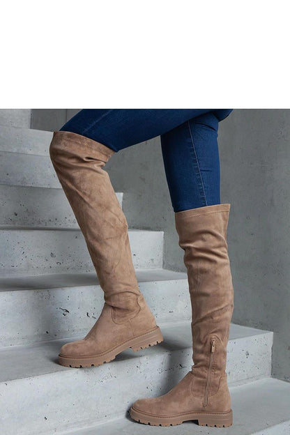 Elegant Solea Black Long Thigh-High Boots showcasing their eco leather finish, designed for comfort and warmth, ideal for the modern fashionista seeking chic winter footwear.