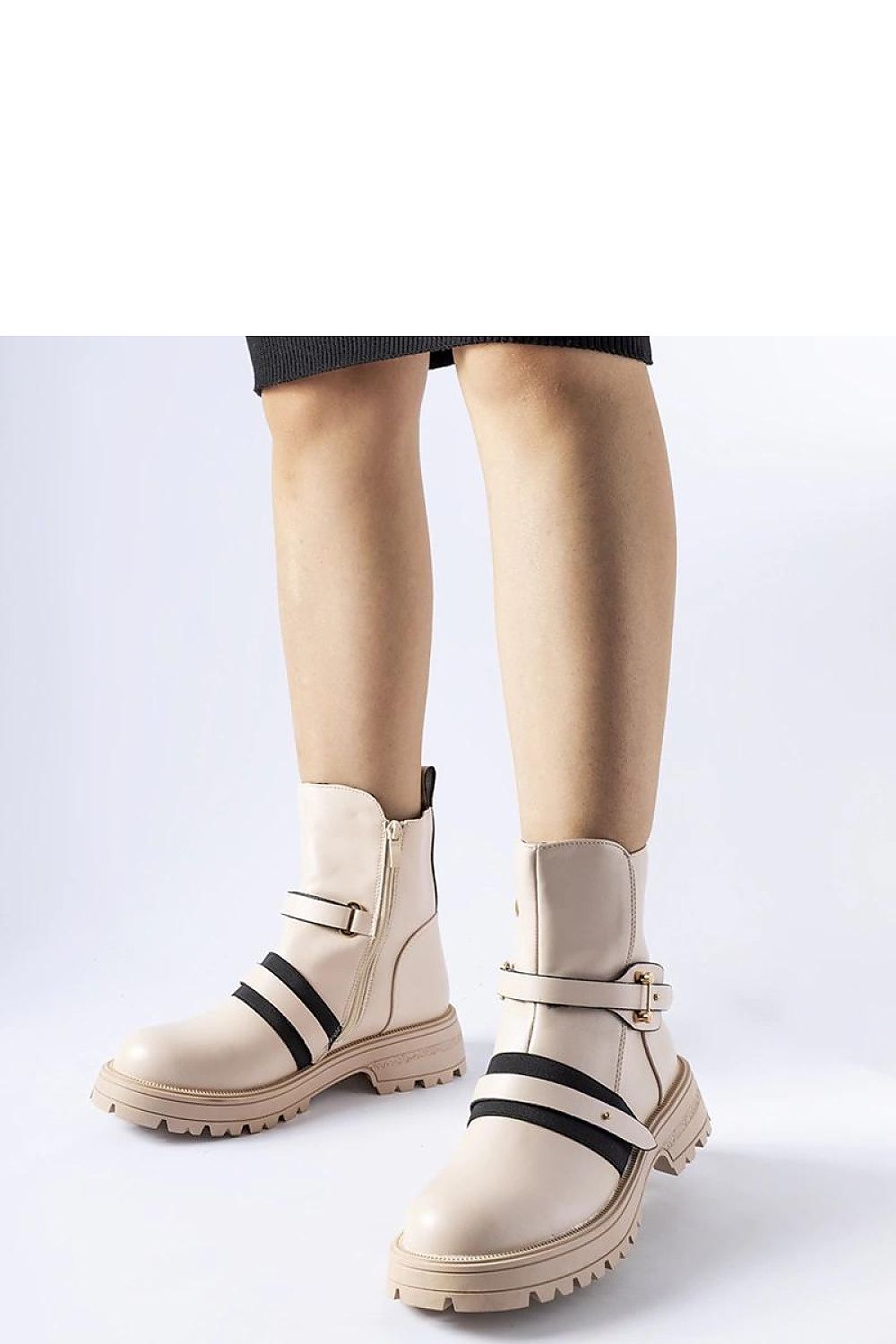 Stylish Solea Black Insulated Ankle Boots, Eco-Leather, with a modern round toe, offering luxurious comfort and warmth.