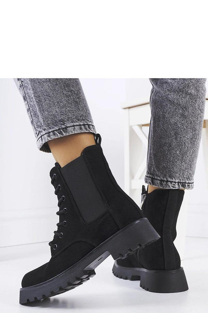 Elegant Solea Brown Ankle Boots with Chunky Sole made from Eco Leather, featuring stylish laced finish and practical zipper, available in EU sizes 36-41, perfect for winter fashion.