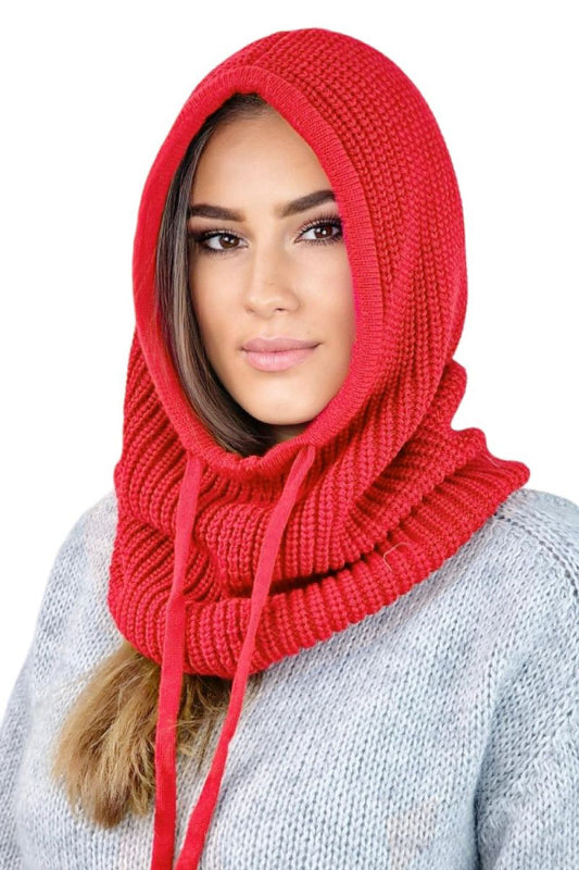 Nilda Luxury Hooded Balaclava by Kamea, stylish and versatile neck warmer made from 50% acrylic and 30% wool, perfect for autumn and winter, available in diverse colours.