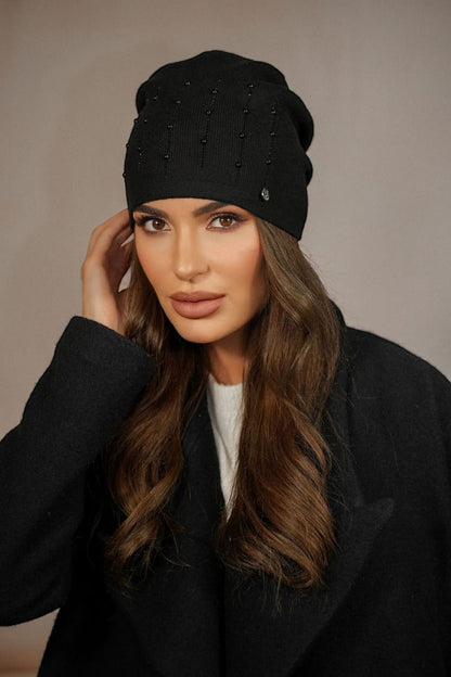 Kamea Altair Women's Hat displayed elegantly with pleated back, adding sophistication to seasonal attire.