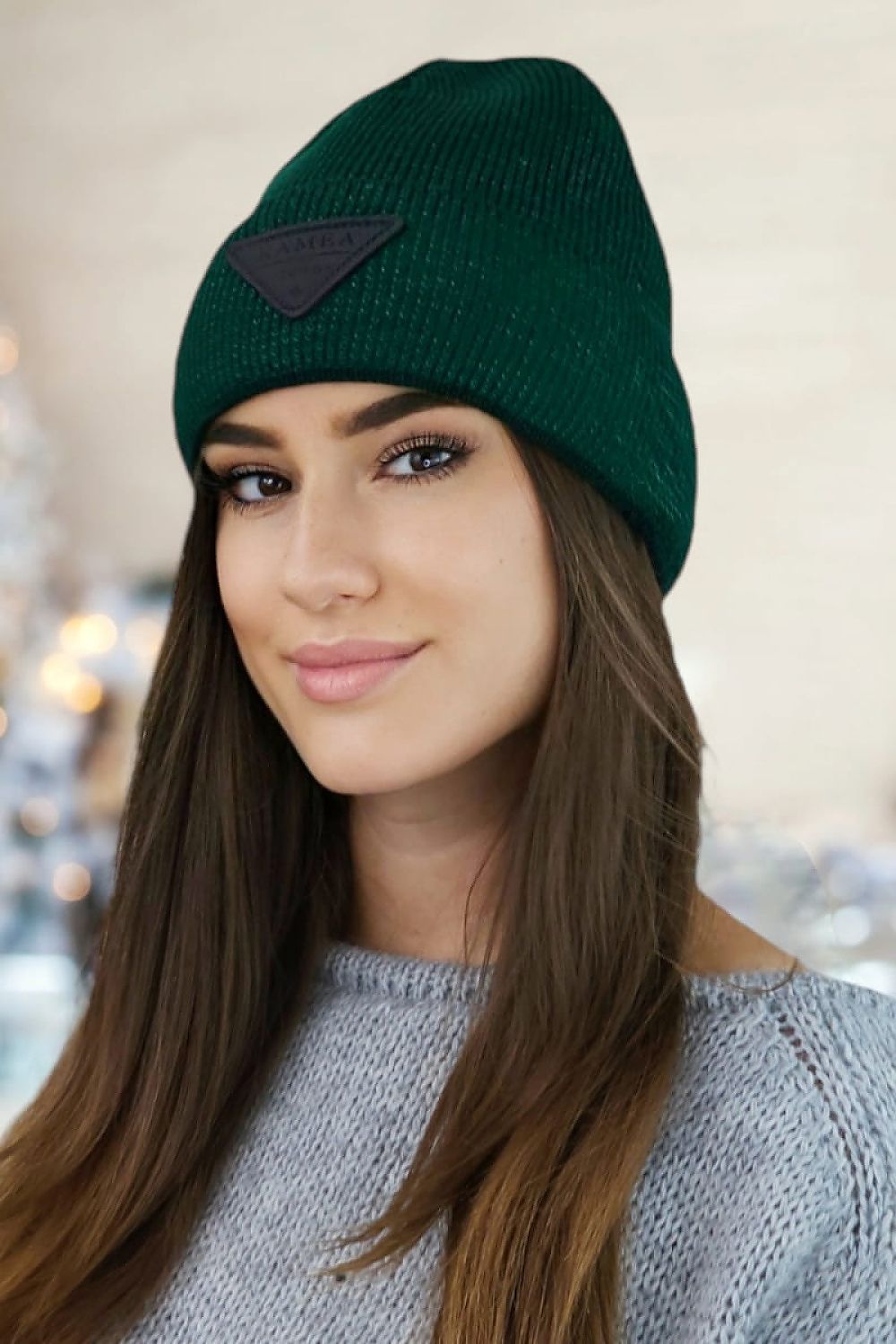 Elegant Kamea Naomi Beanie showcasing its soft texture and unique colour blend, ideal for winter fashion.