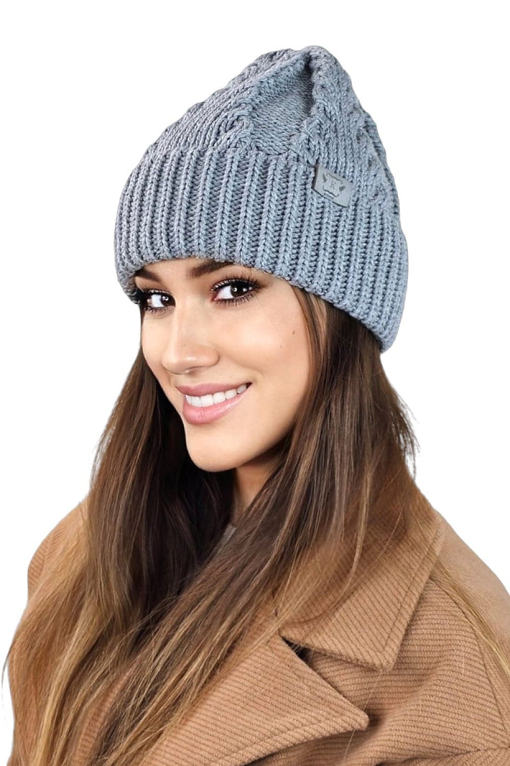 Chic winter styling with the Stella by Kamea mustard hat, highlighting its perfect fit and soft fabric designed for comfort during cooler days.
