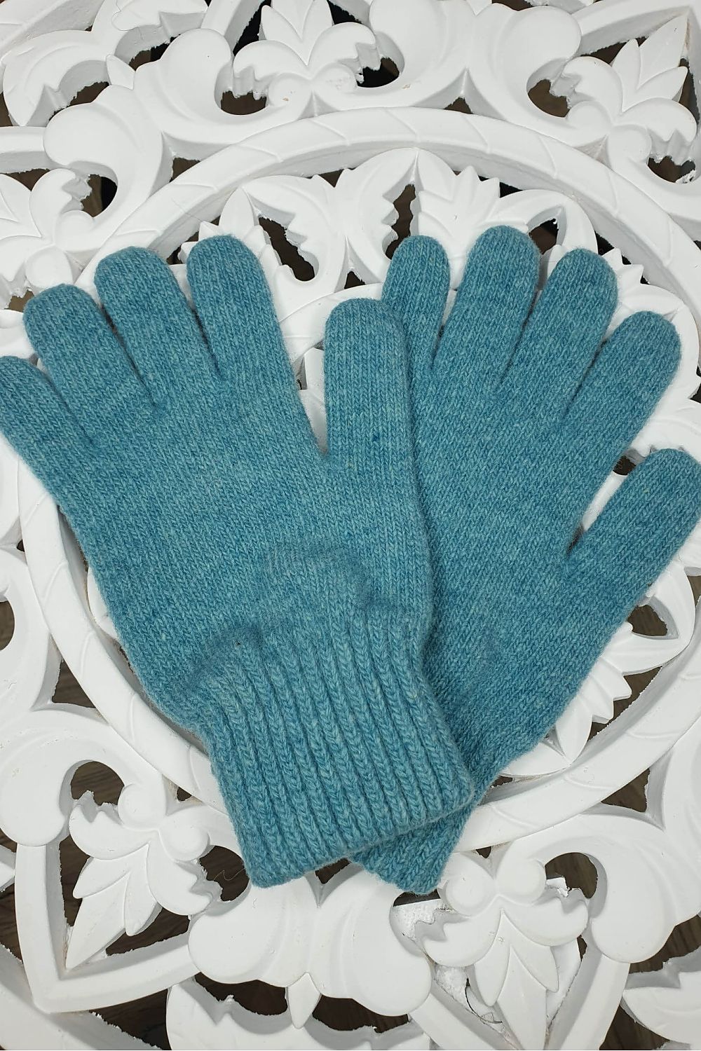 Chic Lime Wool Winter Gloves by Kamea - Fashion-forward women's gloves made from exquisite wool, perfect for cold weather.