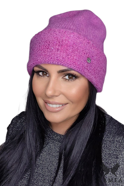 Elegant Kamea Kirke orange hat showcasing luxurious materials and chic design, ideal for adding brightness on cold days.