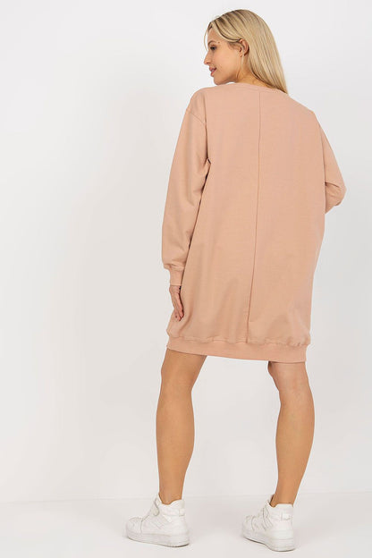 Elegant long sleeve women's sweatshirt by Factory Price, perfect for casual wear, made from a luxurious cotton blend with a distinctive print.
