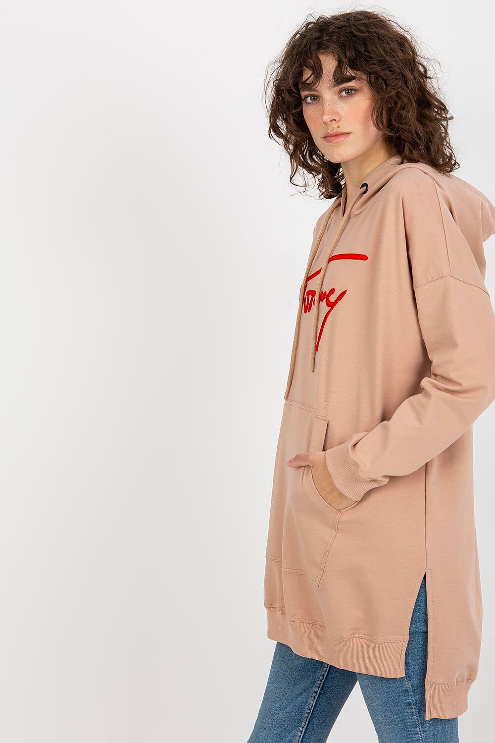 Chic and comfy Women's Long Casual Sweatshirt EU Size 0 from Factory Price, blending style and functionality effortlessly.