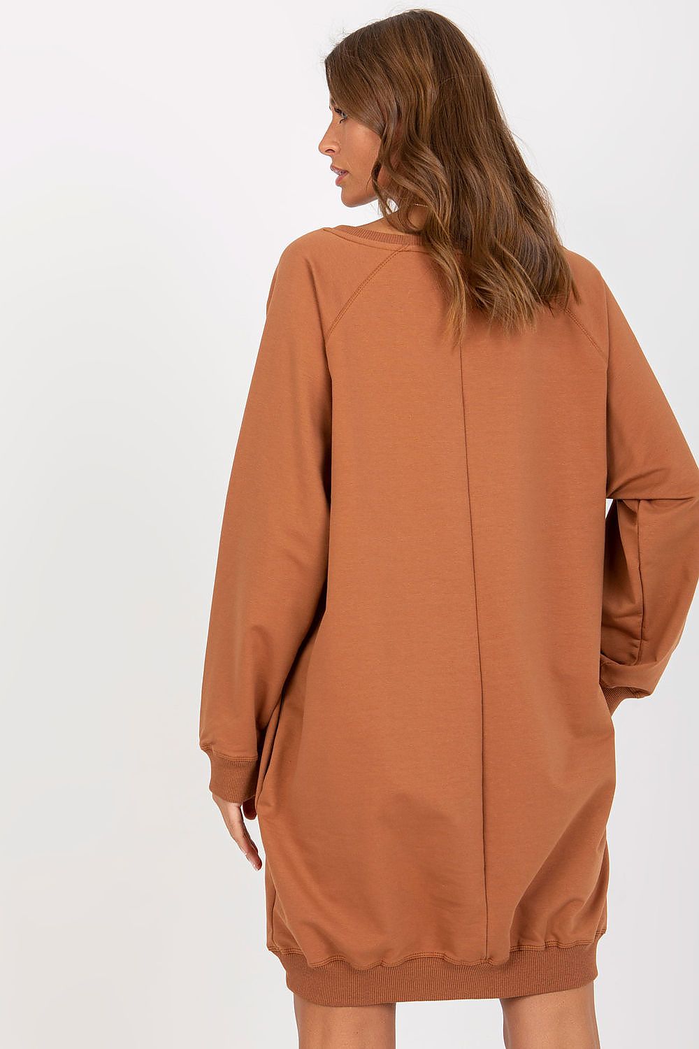 Chic long sleeve women's casual sweatshirt by Factory Price, perfect for layering on cooler days with practical pockets.