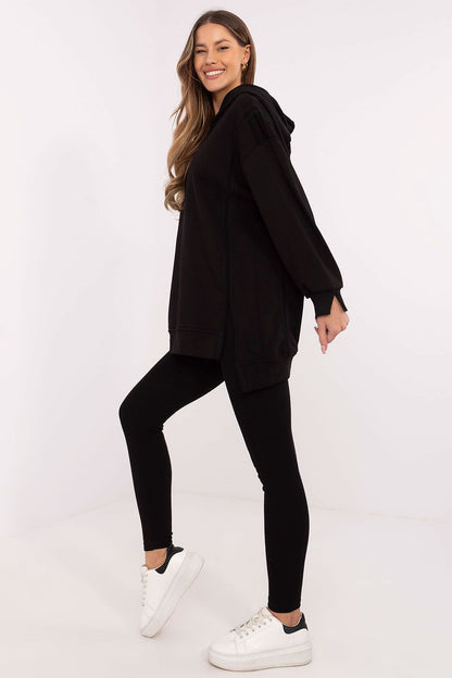 High-waisted leggings by Factory Price, designed for comfort and style with a ribbed texture and slender fit.