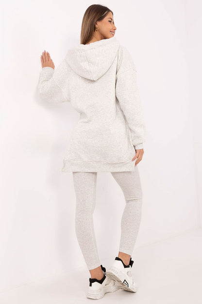 Luxury Women's 3-Piece Set including a short top, long blouse, and leggings in elegant casual style, offered by Factory Price.