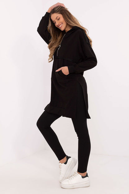 Luxurious women's hoodie and leggings set by Factory Price, featuring a comfortable fit and stylish design, perfect for casual everyday wear.