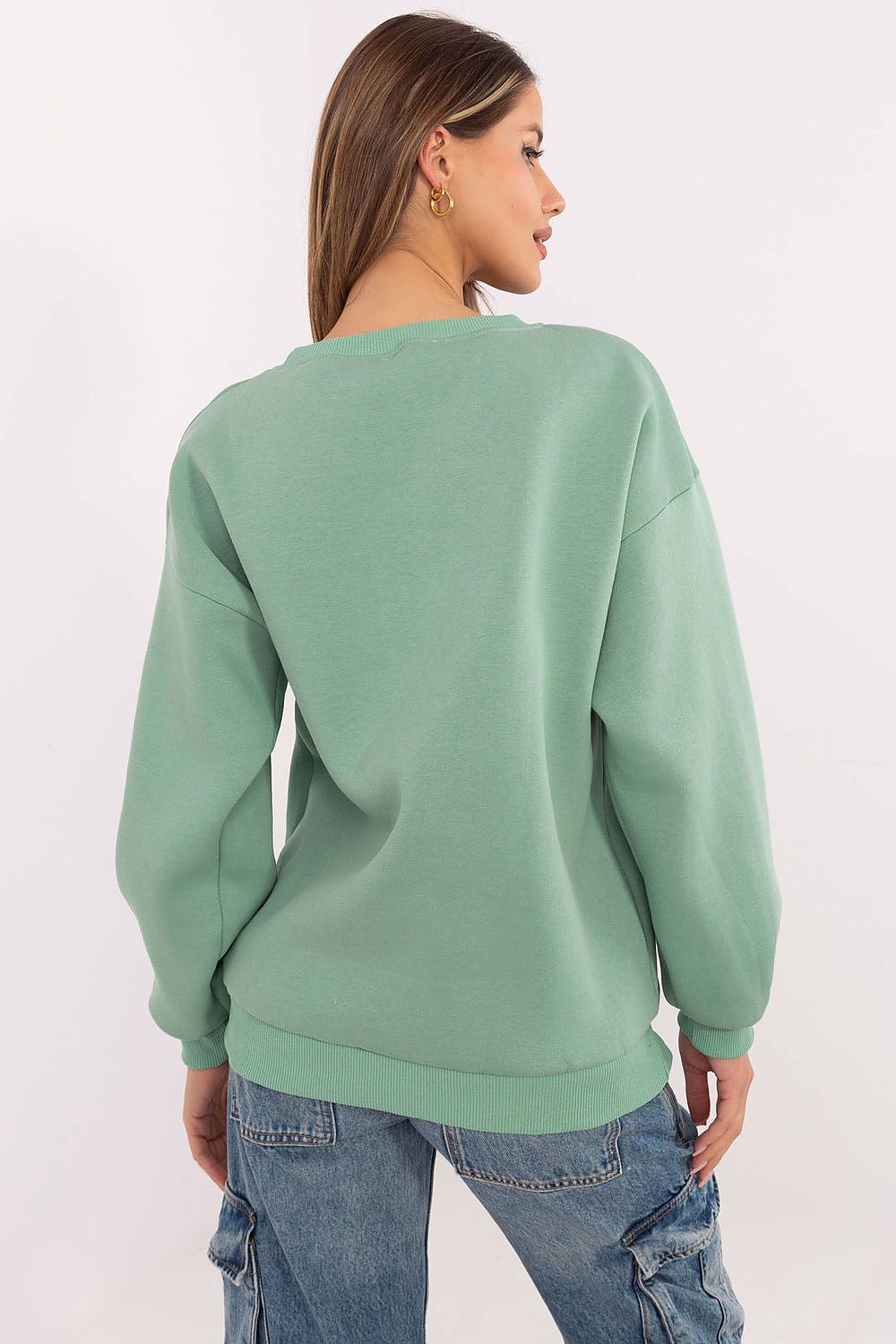 Trendy long sleeve sweatshirt for women by Factory Price, featuring a minimalist design and high-quality materials for unmatched comfort and elegance.