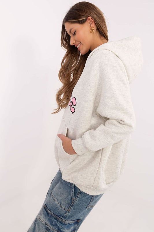 Elegant Women's Hoodie by Factory Price, showcasing a classic long-sleeve design and subtle embroidery, ideal for a fashionable yet comfortable look.
