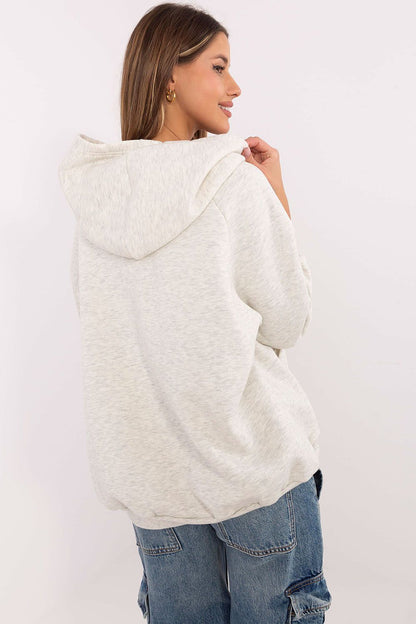 Luxury women's casual hoodie sweatshirt by Factory Price with kangaroo pocket, perfect for comfortable everyday wear.
