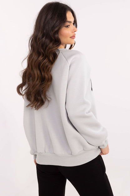 Luxury casual women's sweatshirt by Factory Price, featuring comfortable design, stylish accents, and high-quality cotton fabric.