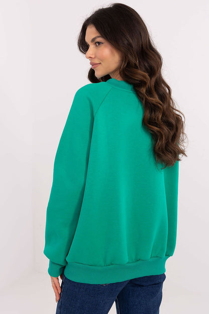 Model wearing the Luxury Women's Casual Sweatshirt by Factory Price, demonstrating its versatile style and modern design, ideal for casual outings.