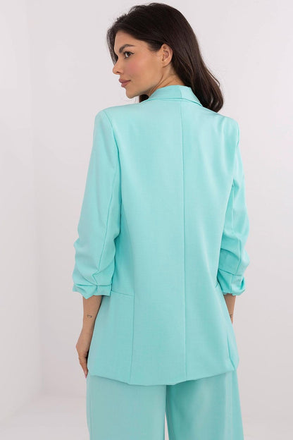 Italy Moda Women's elegant blazer styled with casual and formal outfits, perfect for spring and summer wear.