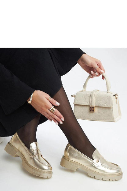 Detailed close-up of Solea Eko Leather Moccasins in dark green, emphasising the quality and comfort of sustainable materials.