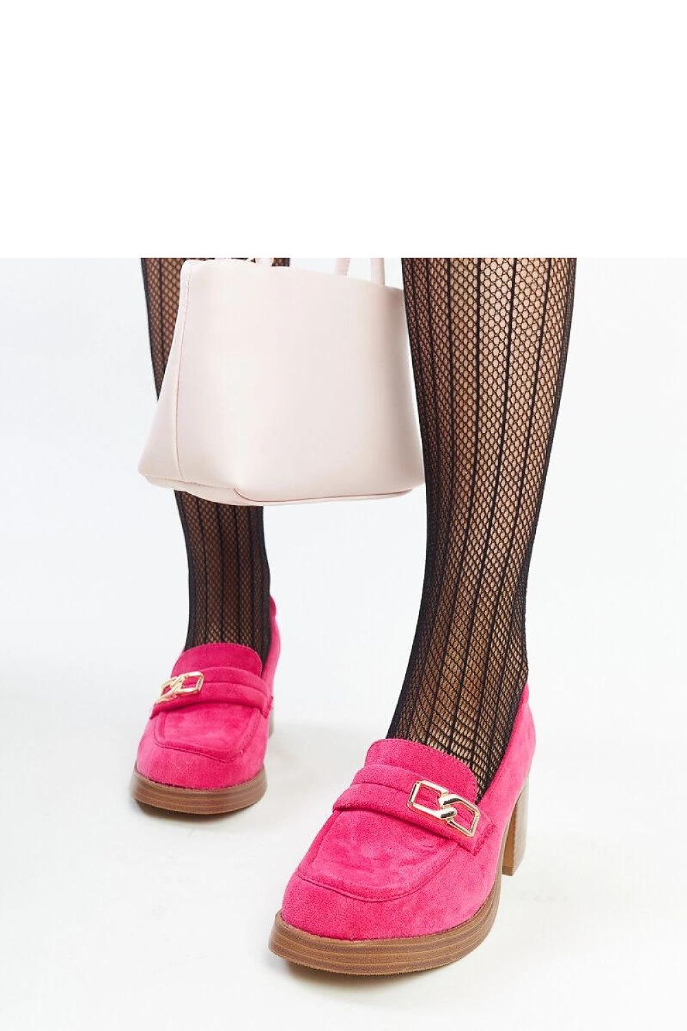 The luxurious brown synthetic sole of Solea's dark pink Aludra stiletto heels, designed for durability and style, exemplifying modern elegance.