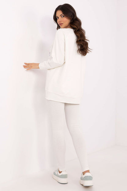 Stylish women's sweatshirt and leggings set by Factory Price, crafted from high-quality cotton blend for a unique character and modern appeal.