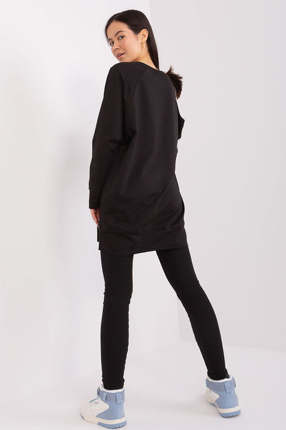 Luxury women's set featuring a stylish sweatshirt and high waist leggings from Factory Price, perfect for comfort and modern fashion.