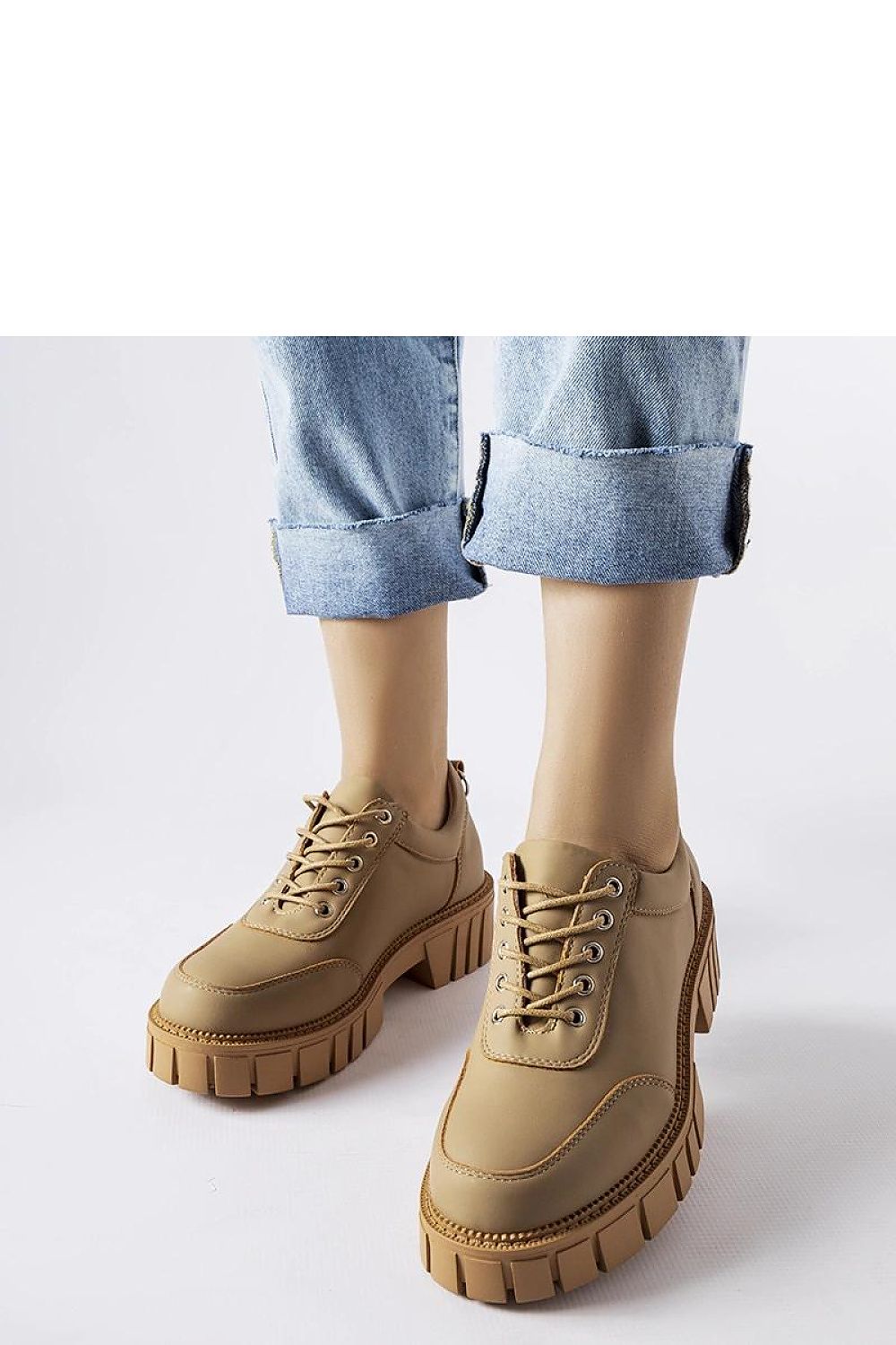 Luxurious Solea women's stylish brown half shoes in eco leather, showcasing elegant lace-up design, perfect for summer wear.