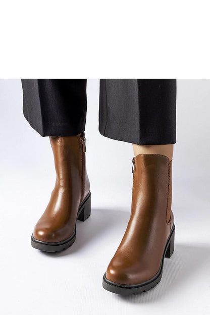 Close-up of Solea Classic Brown Carseggio Boots showcasing their premium eco leather material and chic ankle height, ideal for elevating both casual and formal outfits.