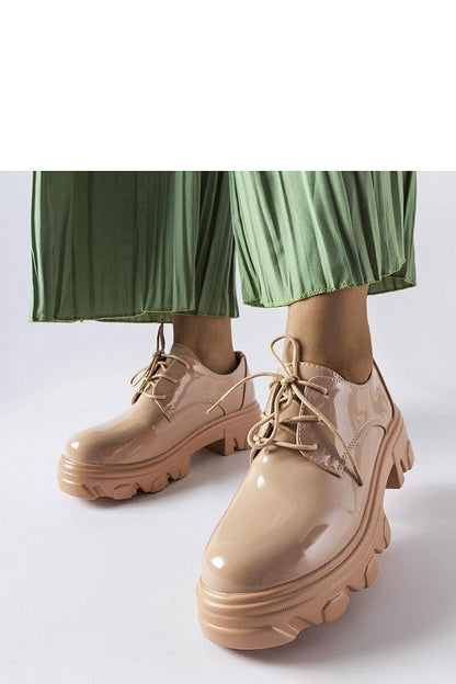 Solea Elegant Black Lacquered Kelly Half Shoes showcasing eco leather material and 5cm heel, ideal for modern elegance.