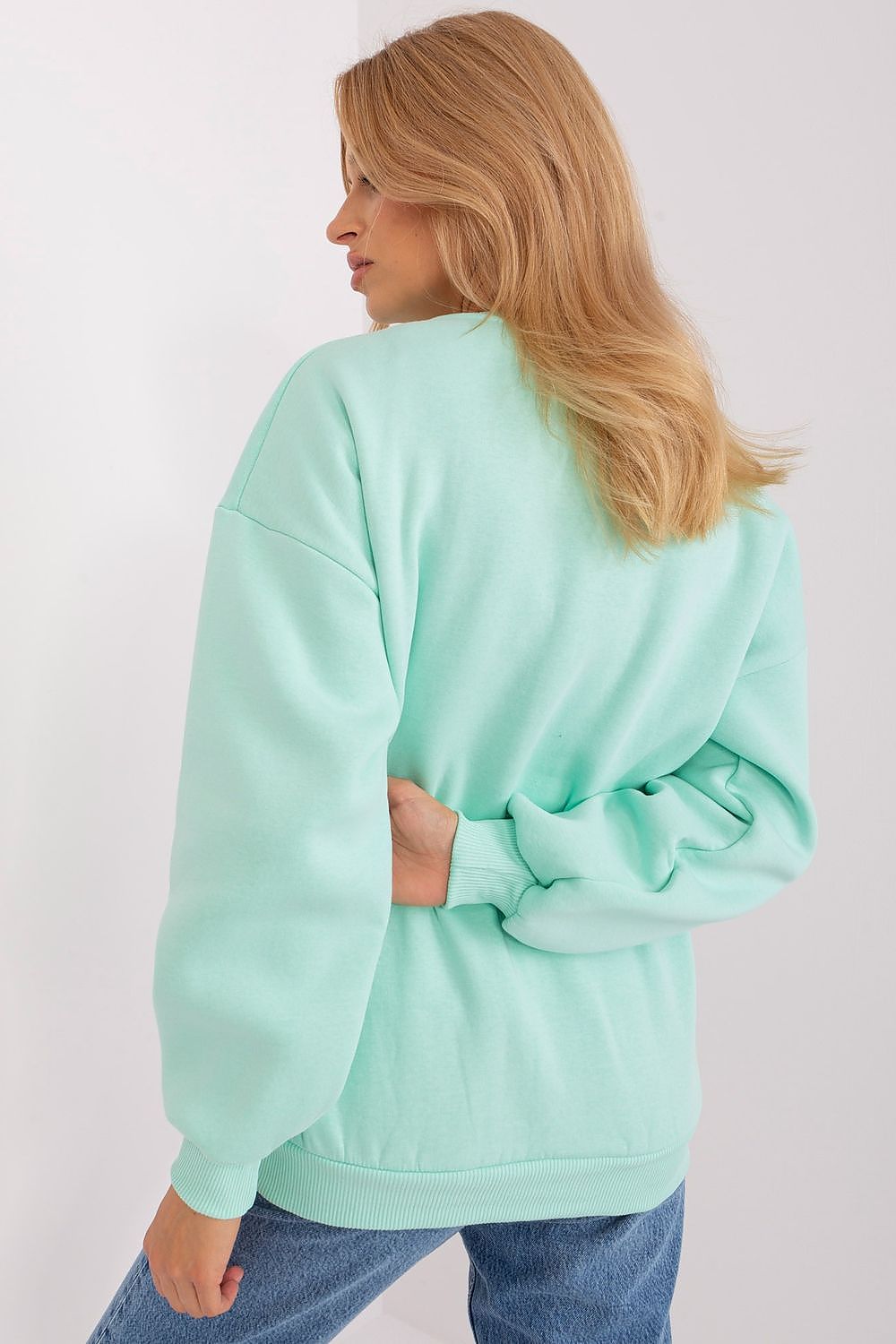 Fashionable round neckline Women's Sweatshirt EU Size 0 by Factory Price, combining durability and a luxurious feel.
