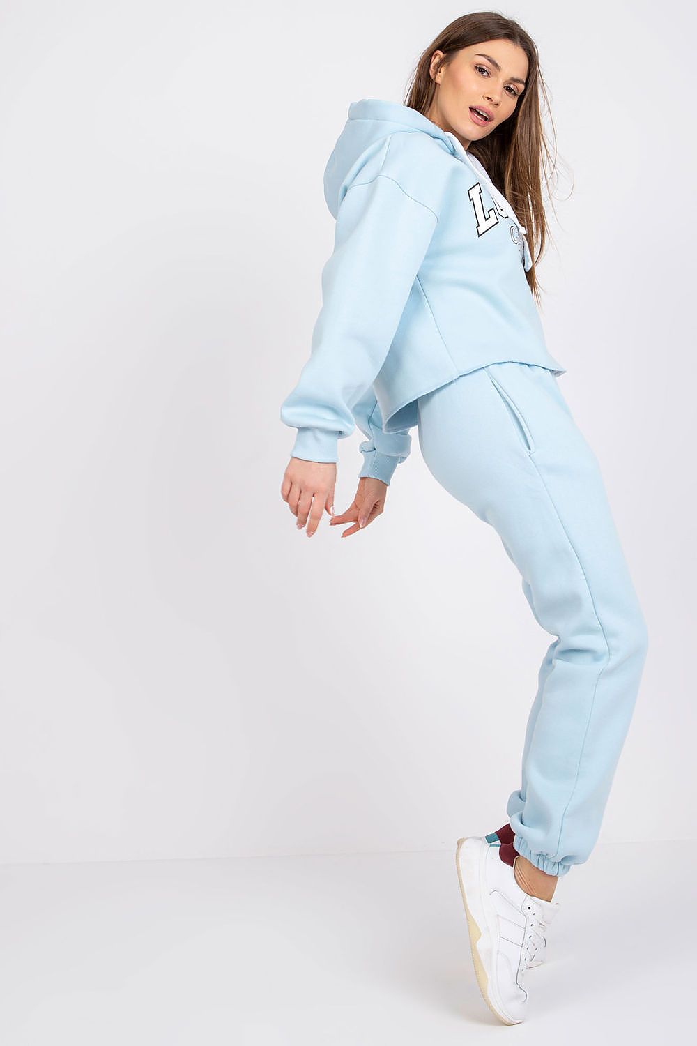 Ex Moda contemporary hoodie design with drawstrings and print, ideal for everyday elegant wear.