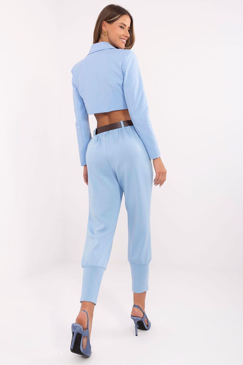 Italy Moda women's stylish high-waist sweatpants with an elegant design, perfect for both casual outings and formal occasions.