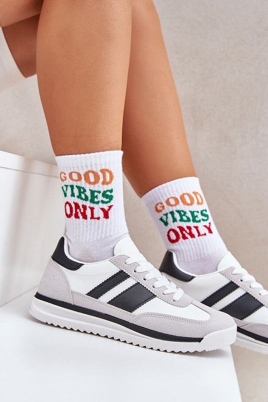 Luxury women's sneakers by Step in Style in ecological suede leather, featuring classic lacing and rounded toes, perfect for casual wear.