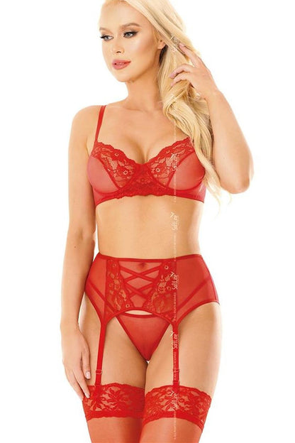 Elegant SoftLine Collection Selin Sexy Set lingerie showcasing luxurious design, crafted for comfort and style, available in EU sizes S-M-L.