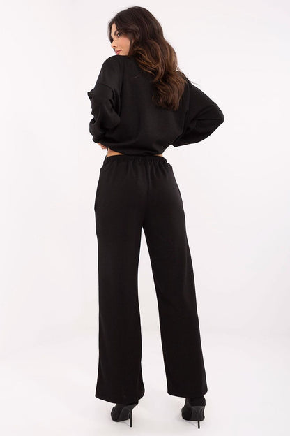 Luxury women's sweatpants by Italy Moda, featuring an elastic waistband and chic design, perfect for adding sophistication to casual outfits.