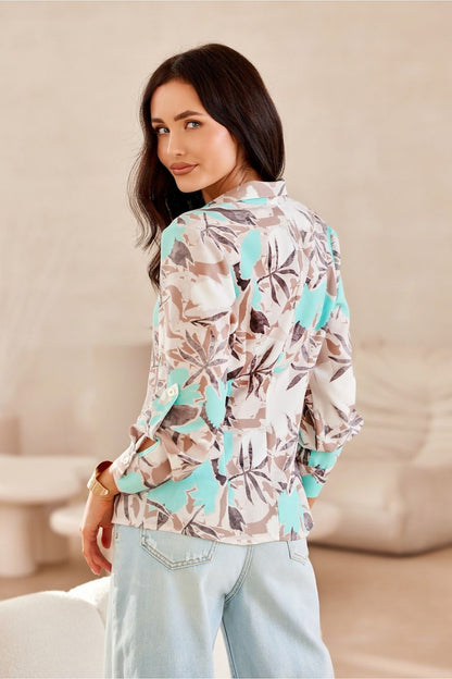 Stylish Roco Fashion women's classic shirt in EU sizes 36-42, crafted from high-quality polyester, showcasing luxurious design details.