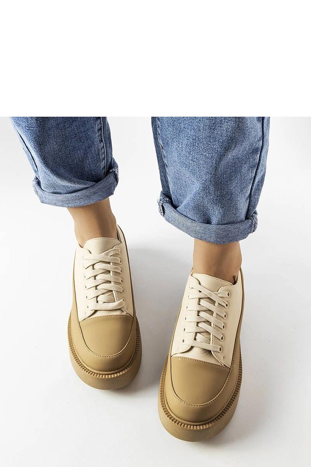 Close-up of Solea eco-leather summer shoes with black rubber sole, ideal for a luxurious yet casual summer look.