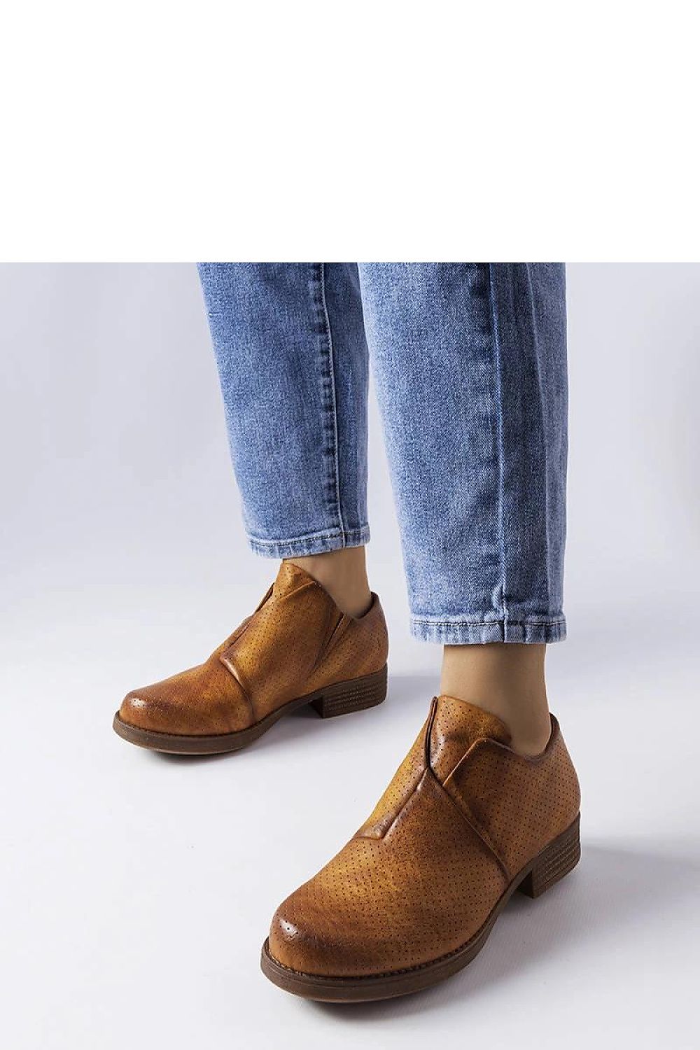 Solea eco leather brown slip-on openwork shoes showcasing stylish summer comfort and elegance, perfect for casual outings in EU sizes 36-41.