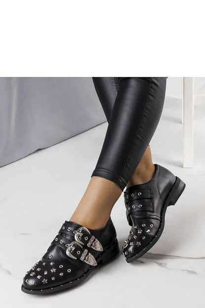 Solea Black Boisi Half Shoes for Women, sophisticated eco leather footwear showcasing elegant design and rich embellishments, perfect for casual and evening styles.