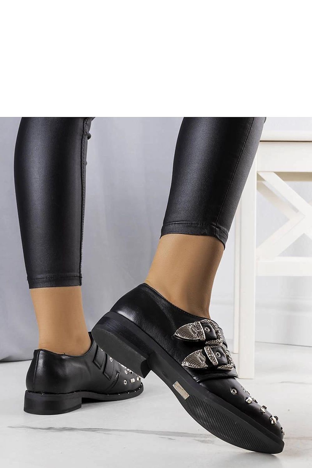 Solea Black Boisi Half Shoes featuring adjustable buckles on elastic bands, ensuring a perfect fit and comfort, ideal for summer fashion.