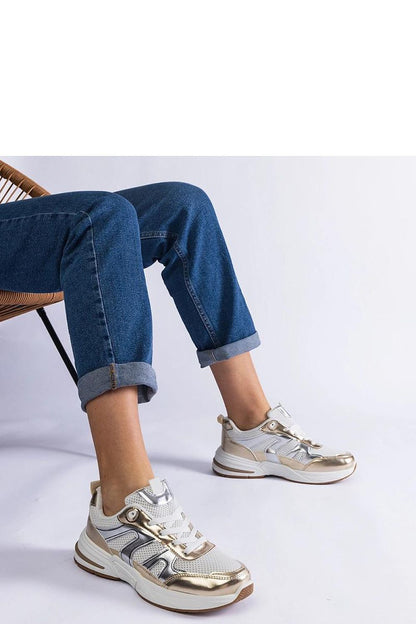 Close-up of Solea's Elayne Sports Sneakers with a luxurious beige rubber sole, combining comfort and high-fashion aesthetics for modern women.