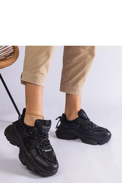 Solea Ivett Women's Black Sports Sneakers displayed in different angles, emphasising stylish comfort for an active lifestyle.