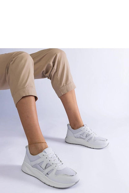 Solea luxury white eco-leather Sierra Hurtado sneakers with a stylish thick sole, perfect for any outfit from jeans to skirts.